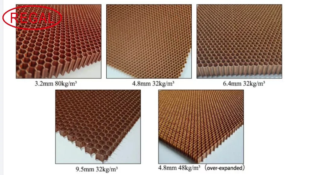 Good Fatigue Property Aramid Paper Honeycomb Sheet Panel Material