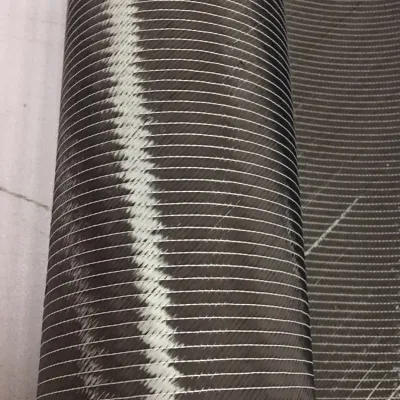 127 cm de largura +-45, 0/90 12K tecido de fibra de carbono multiaxial para reforço de iate