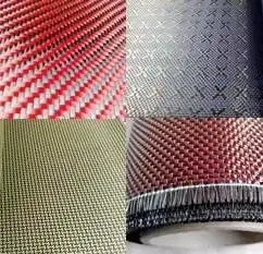 Tecido de fibra de carbono picado e tecido trançado