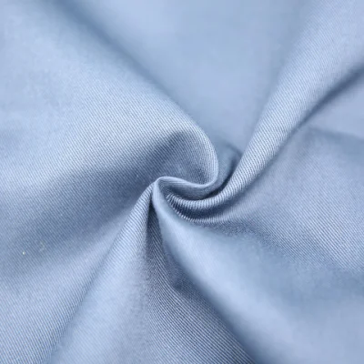 Alta qualidade Lyocell tecido de sarja tecido Toko camisa de fibra de carbono 100% algodão tecido para uniforme de trabalho de empregado industrial
