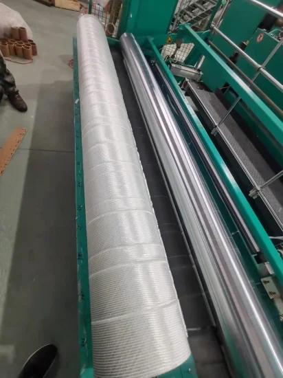 Tapete de fibra de vidro de polarização dupla 600G/M2 fibra de carbono multiaxial para construção de barcos
