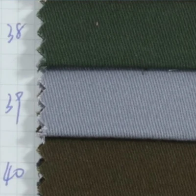 Estoque de moda 100 algodão tecido sarja carbono pêssego elastano design tecido tingido para tecido de vestuário
