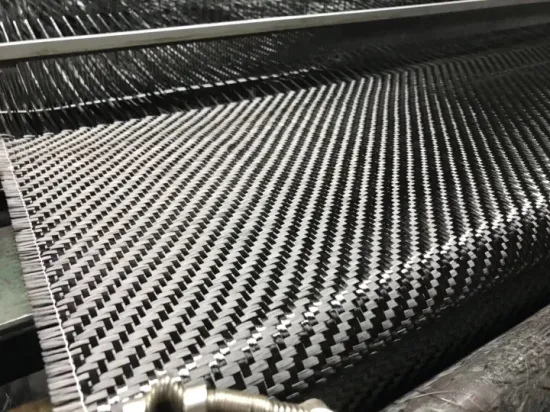 Tecidos de fibra de carbono trançados resistentes à corrosão de material composto de alta qualidade